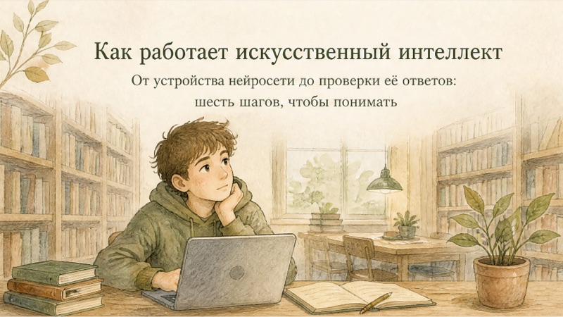 Обложка «Как работает искусственный интеллект: лекция»