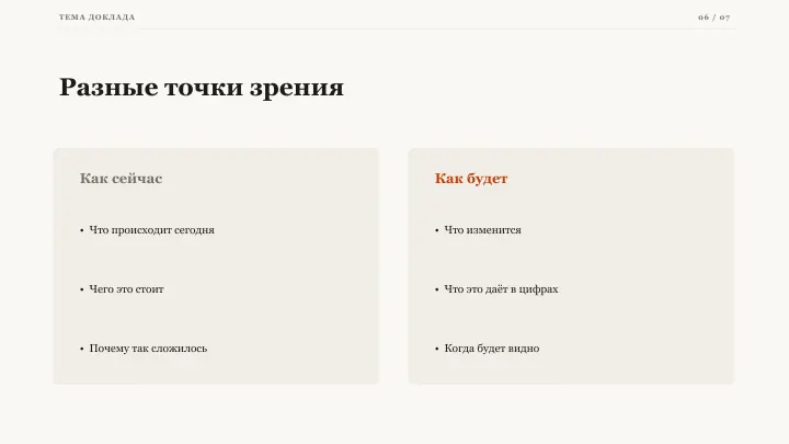 Слайд 6: Разные точки зрения