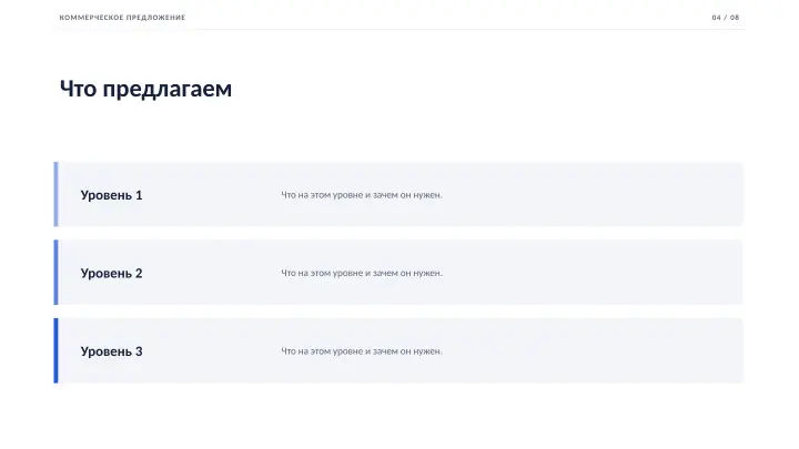 Слайд 4: Что предлагаем