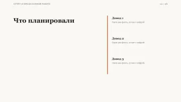 Отчёт о проделанной работе, оформление «Журнальный»: слайд 2