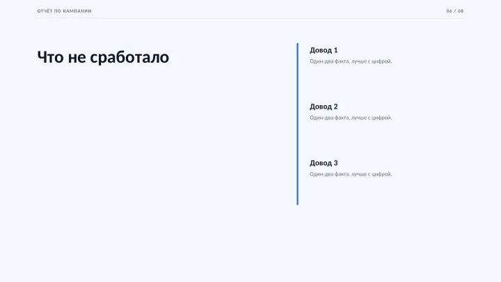 Слайд 6: Что не сработало