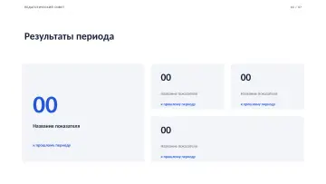 Педсовет, оформление «Деловой»: слайд 3