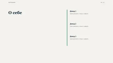 Портфолио проектов, оформление «Консалтинг»: слайд 2