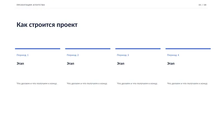 Слайд 5: Как строится проект