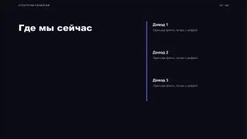 Стратегия на год, оформление «Питч»: слайд 3