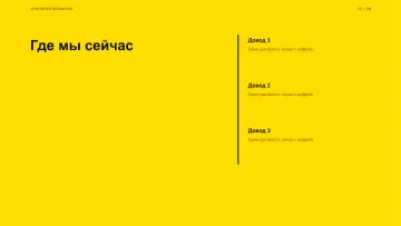 Стратегия на год, оформление «Плакат»: слайд 3